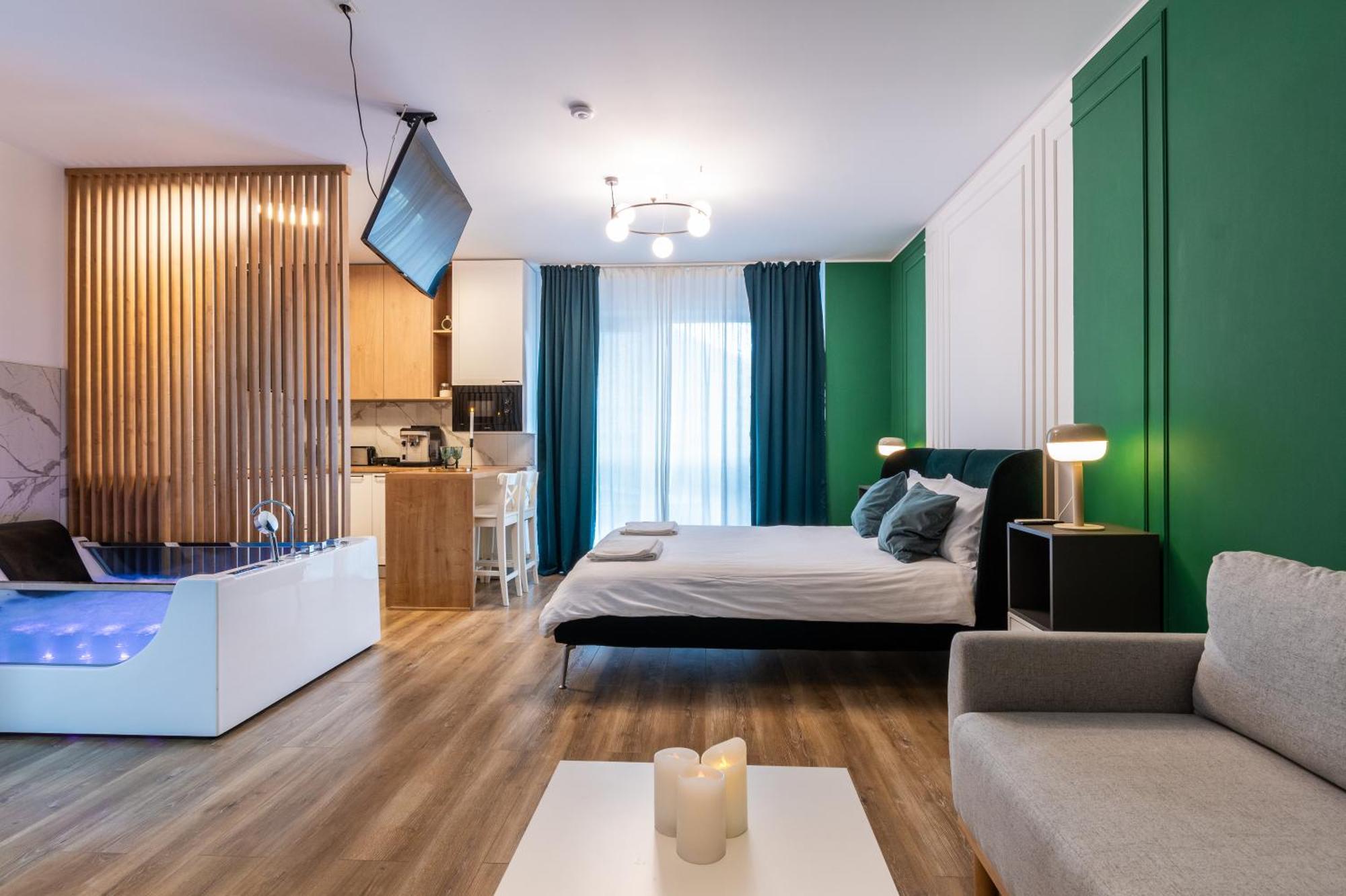 Jacuzzi Urban Heaven Studio Sinaia Exterior foto